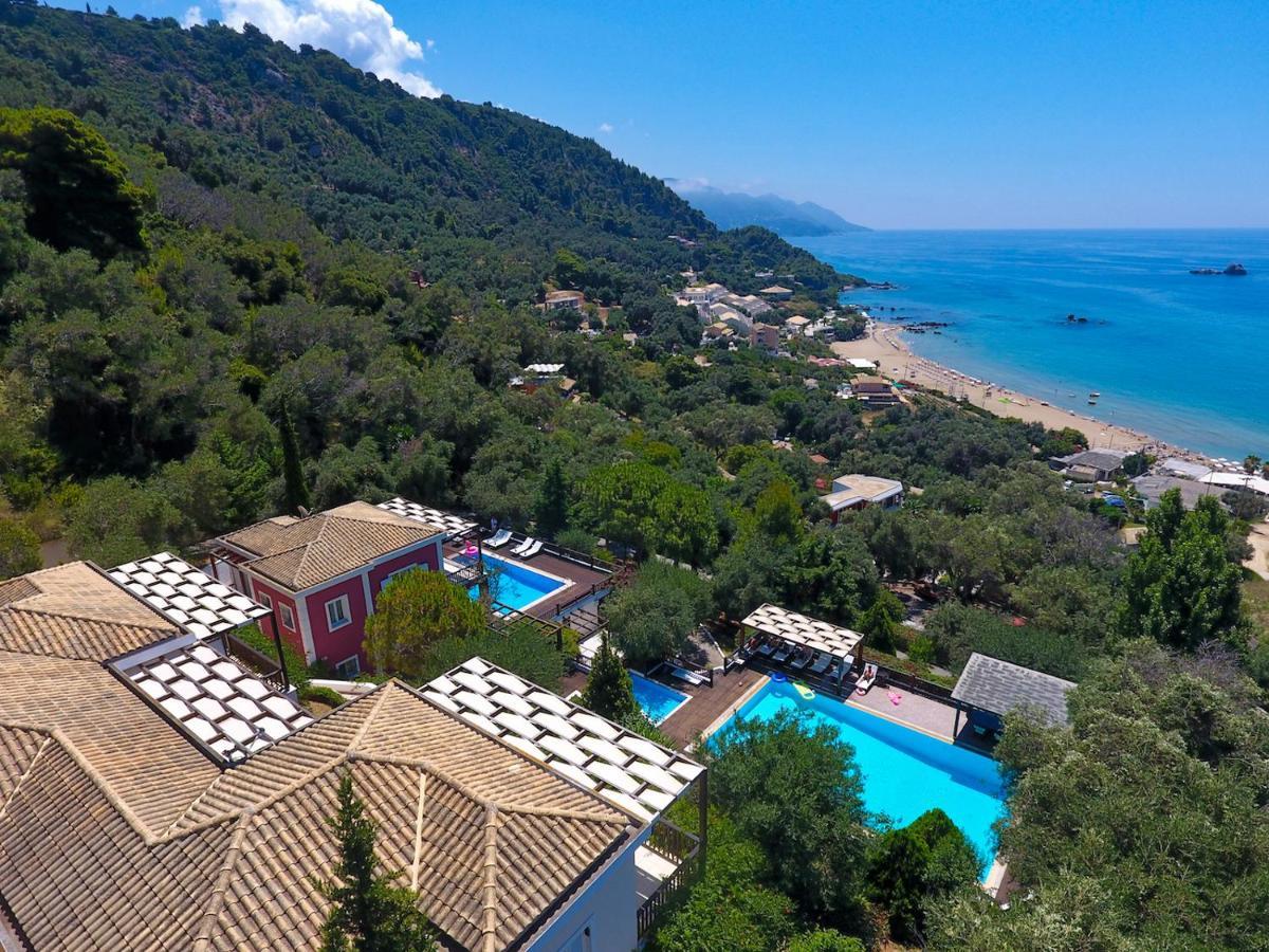 Corfu Resorts Apartments Pelekas Eksteriør billede